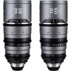 Laowa Sunlight FF 2x Anamorphic Zoom Bundle 40-80/70-135mm Silber