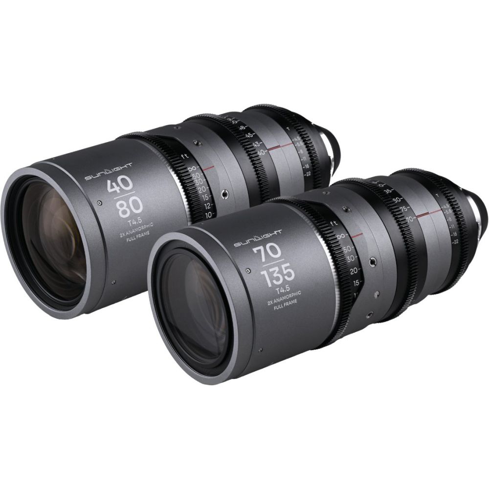 Laowa Sunlight FF 2x Anamorphic Zoom Bundle 40-80/70-135mm Silber