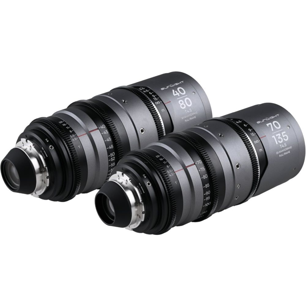 Laowa Sunlight FF 2x Anamorphic Zoom Bundle 40-80/70-135mm Silber