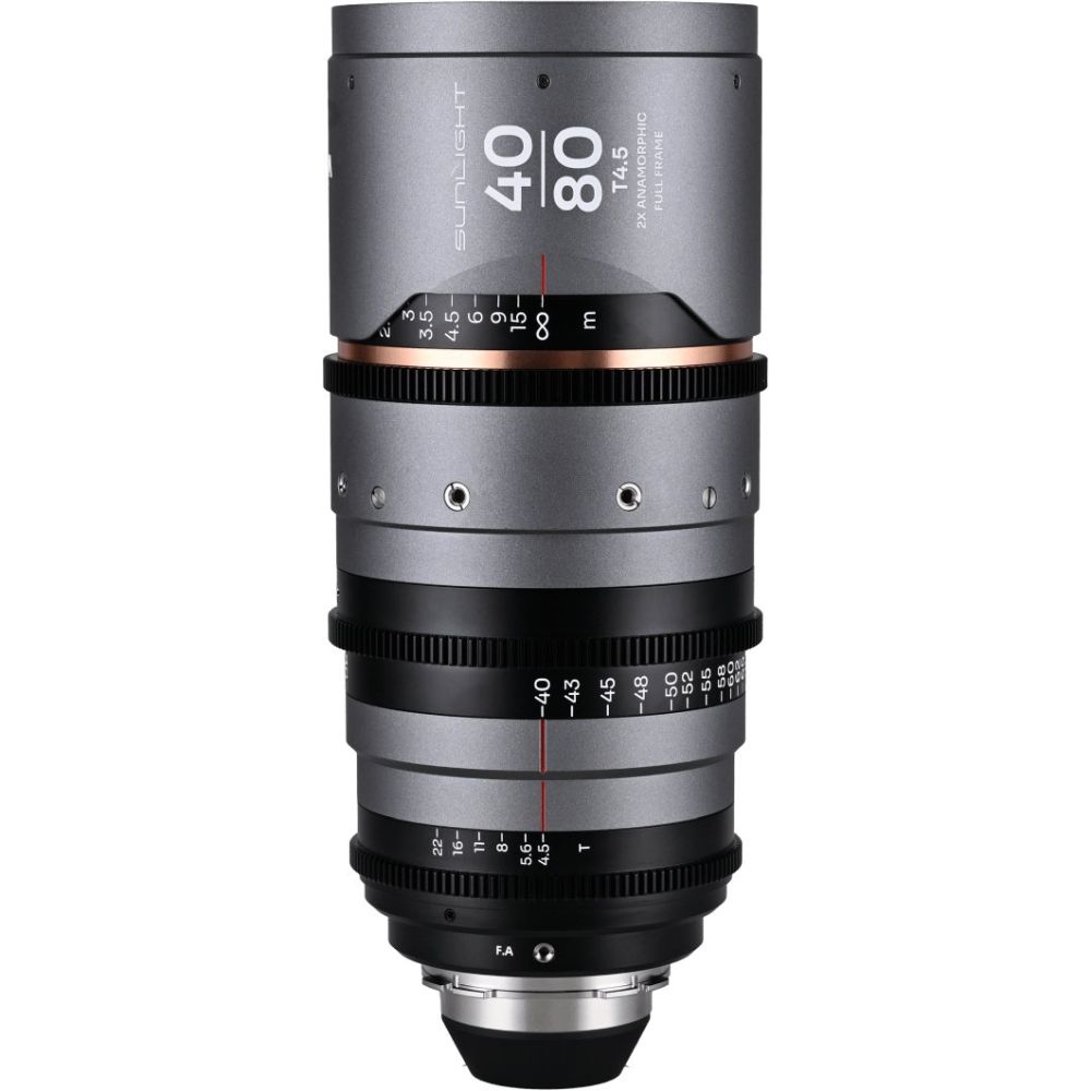 Laowa Sunlight FF Zoom anamorphique 2x 40-80mm T4.5 Ambre