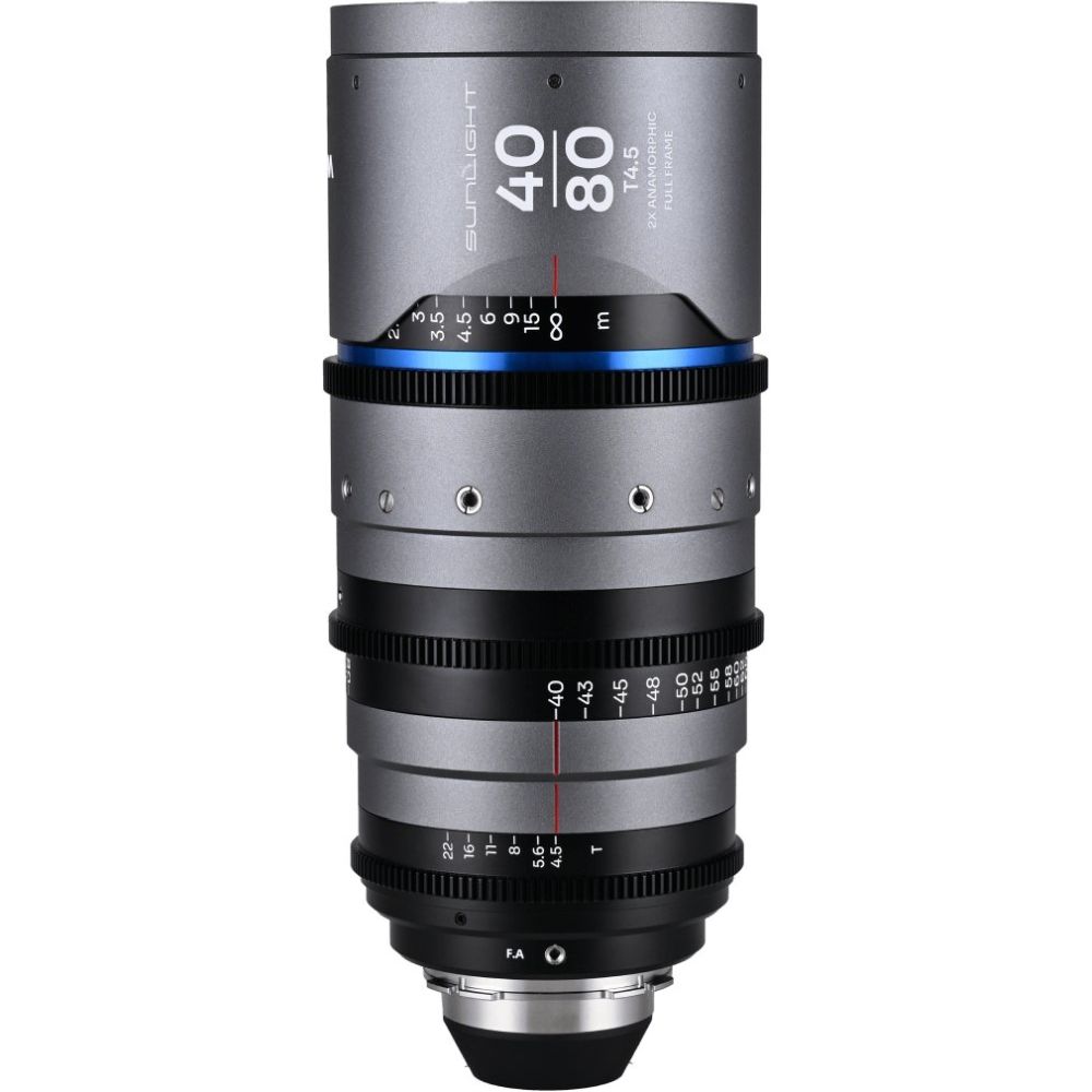 Laowa Sunlight FF Zoom anamorphique 2x 40-80mm T4.5 Bleu