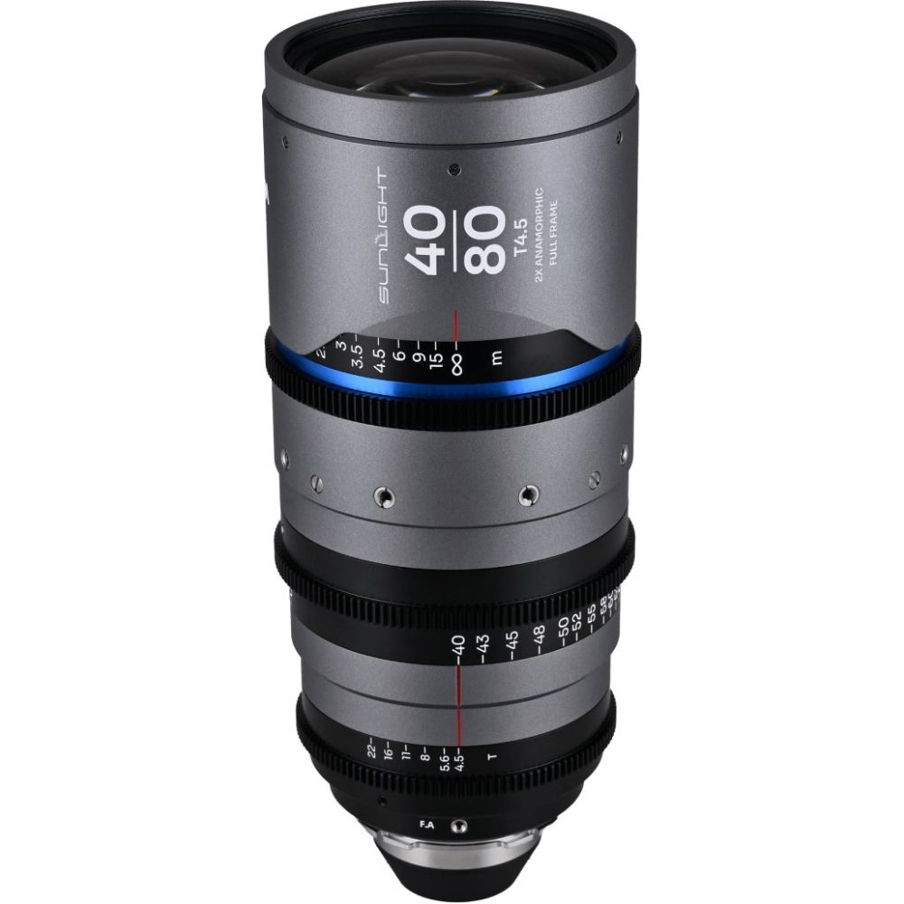 Laowa Sunlight FF Zoom anamorphique 2x 40-80mm T4.5 Bleu