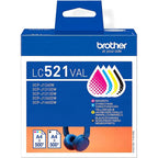 Brother LC-521VAL Tintenpatrone Vorteilspack