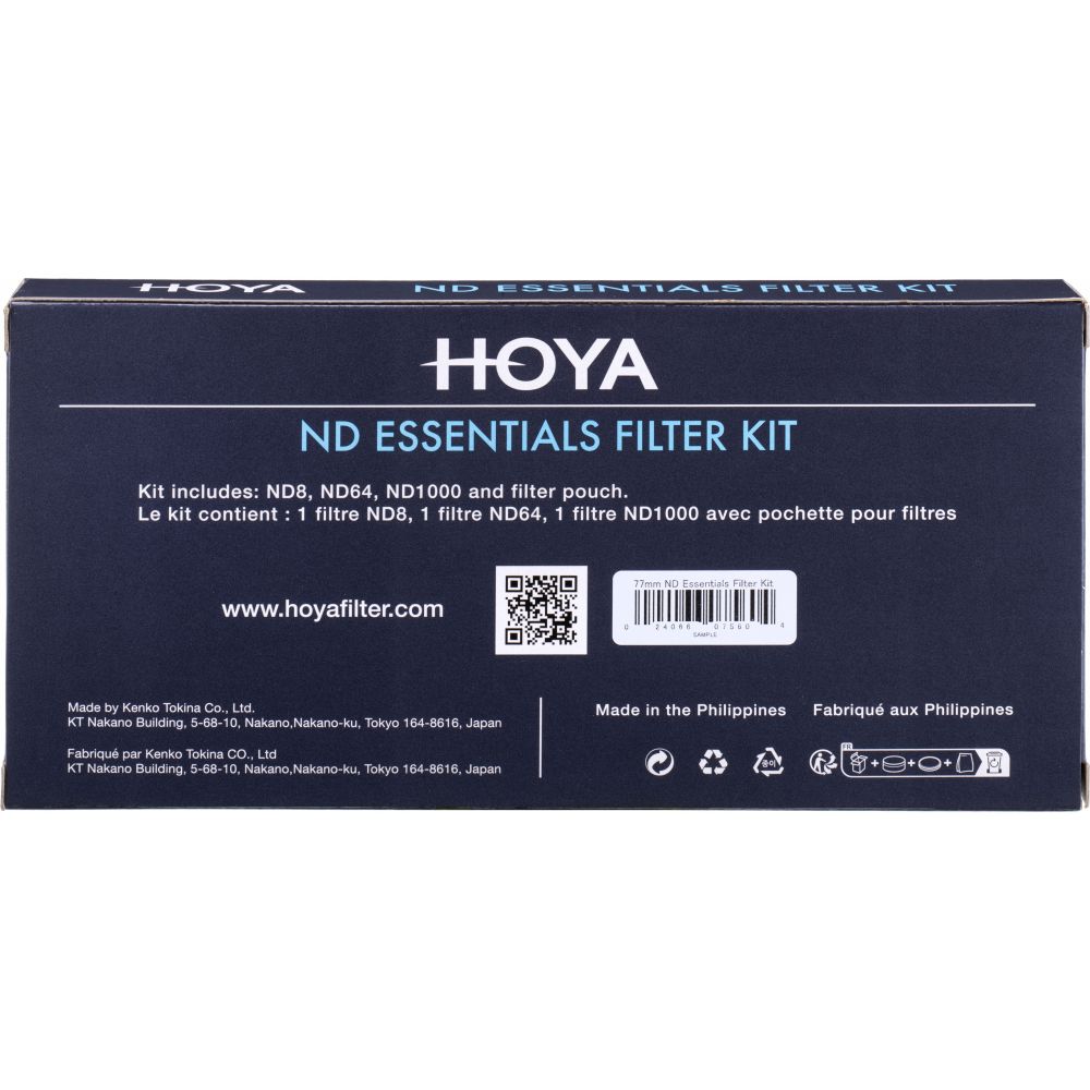 Hoya 49mm ND Essentials Filter Kit 8/64/1000