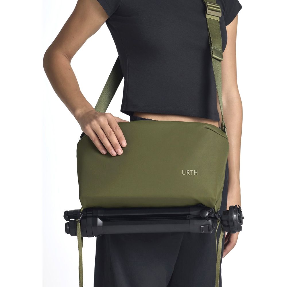 Urth Dolomite Sac bandoulière pour appareil photo 8 L, vert