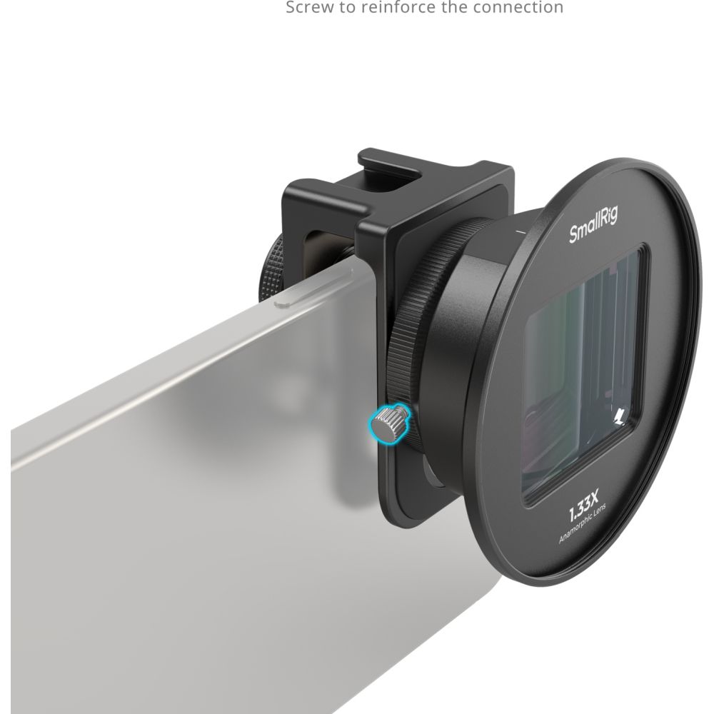 SmallRig 4590 1,33x Anamorphotisches Objektiv für Mobiltelefone (T-Mount)