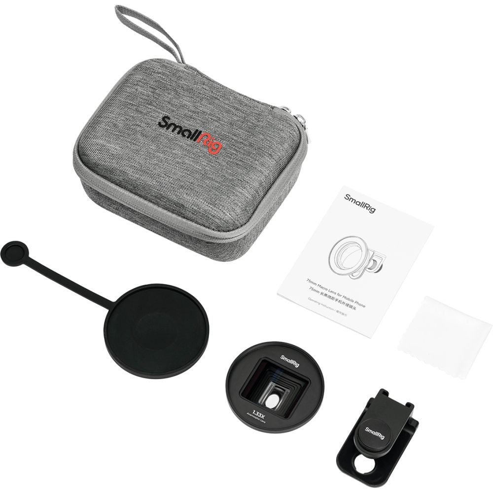 SmallRig 4590 1,33x Anamorphotisches Objektiv für Mobiltelefone (T-Mount)