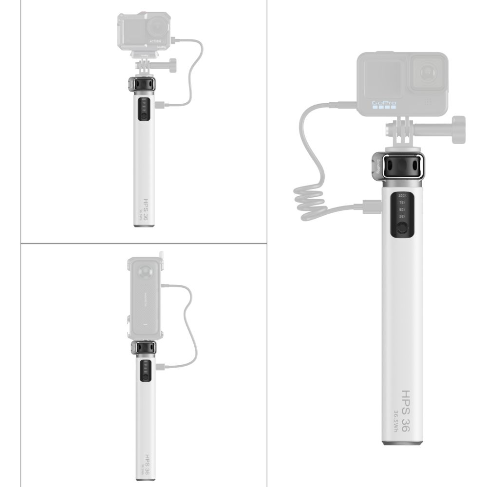 SmallRig 4552 HPS36 Handheld Power Stick pour Actioncam & Smartphone