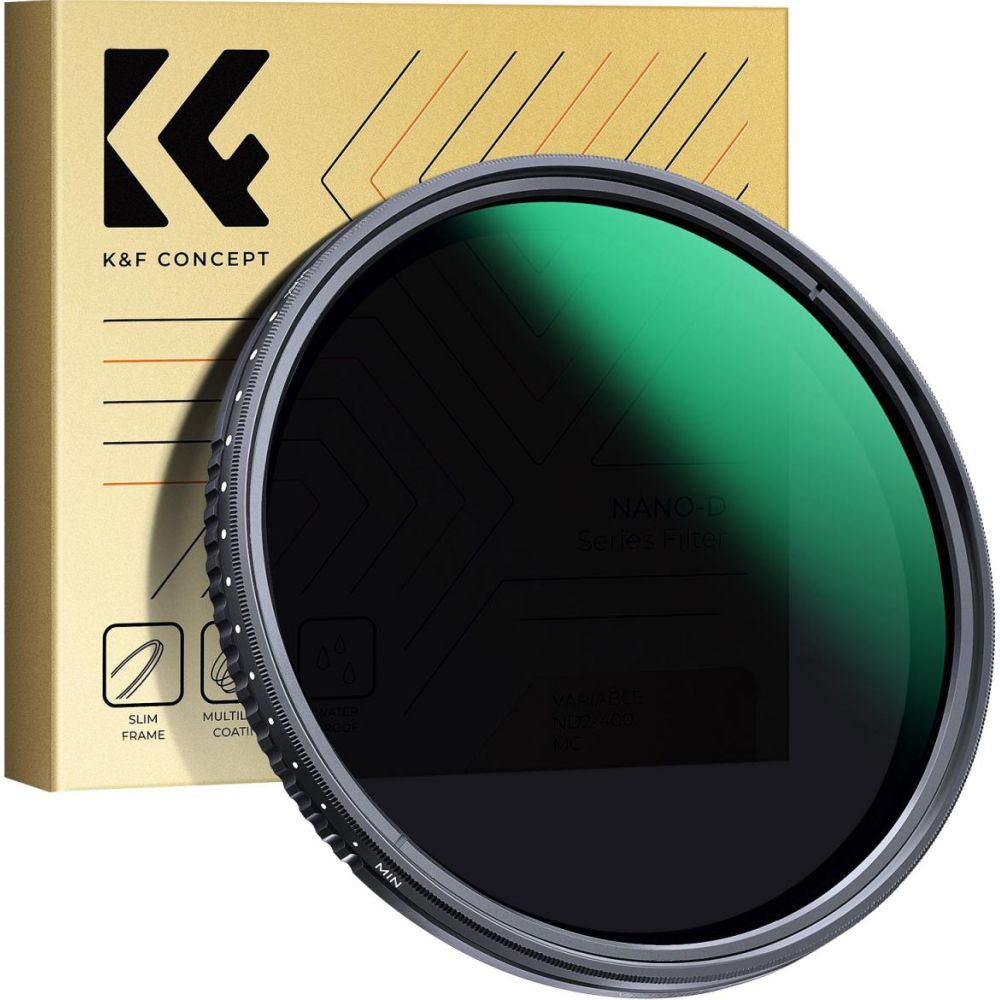 K&F Concept Variabler ND-Filter ND2-400 - 67mm
