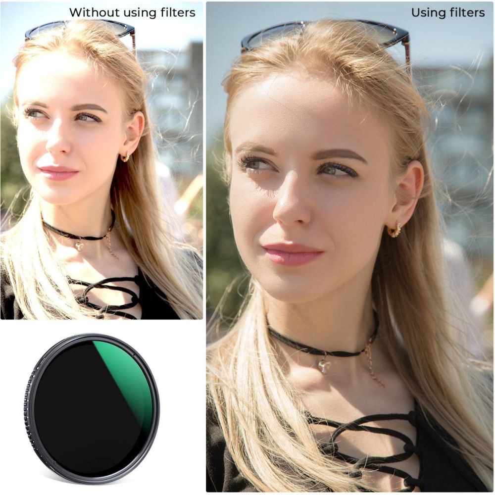 K&F Concept Variable ND filter ND2-400 - 82mm