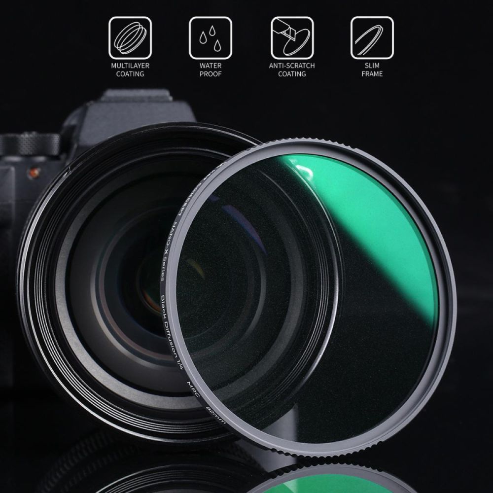 K&F Concept 1/4 Black Mist Filter Nano X - 72mm