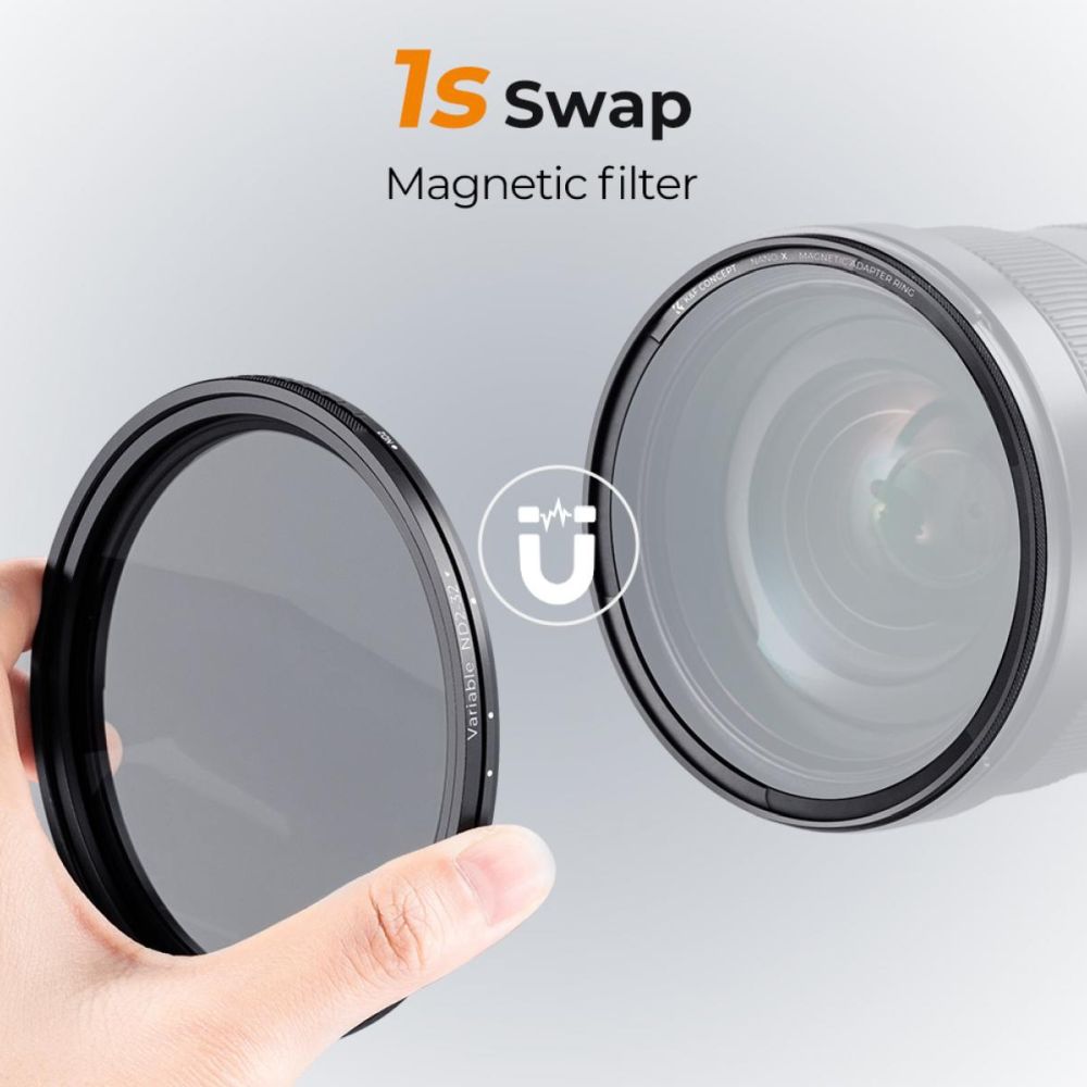 K&F Concept Filtre ND variable ND2-ND32 Nano X - 67mm