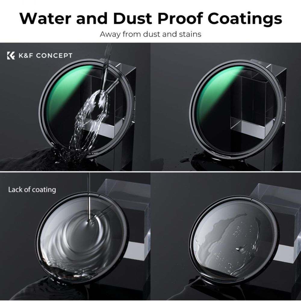K&F Concept variable ND filter ND2-ND32 Nano X - 72mm