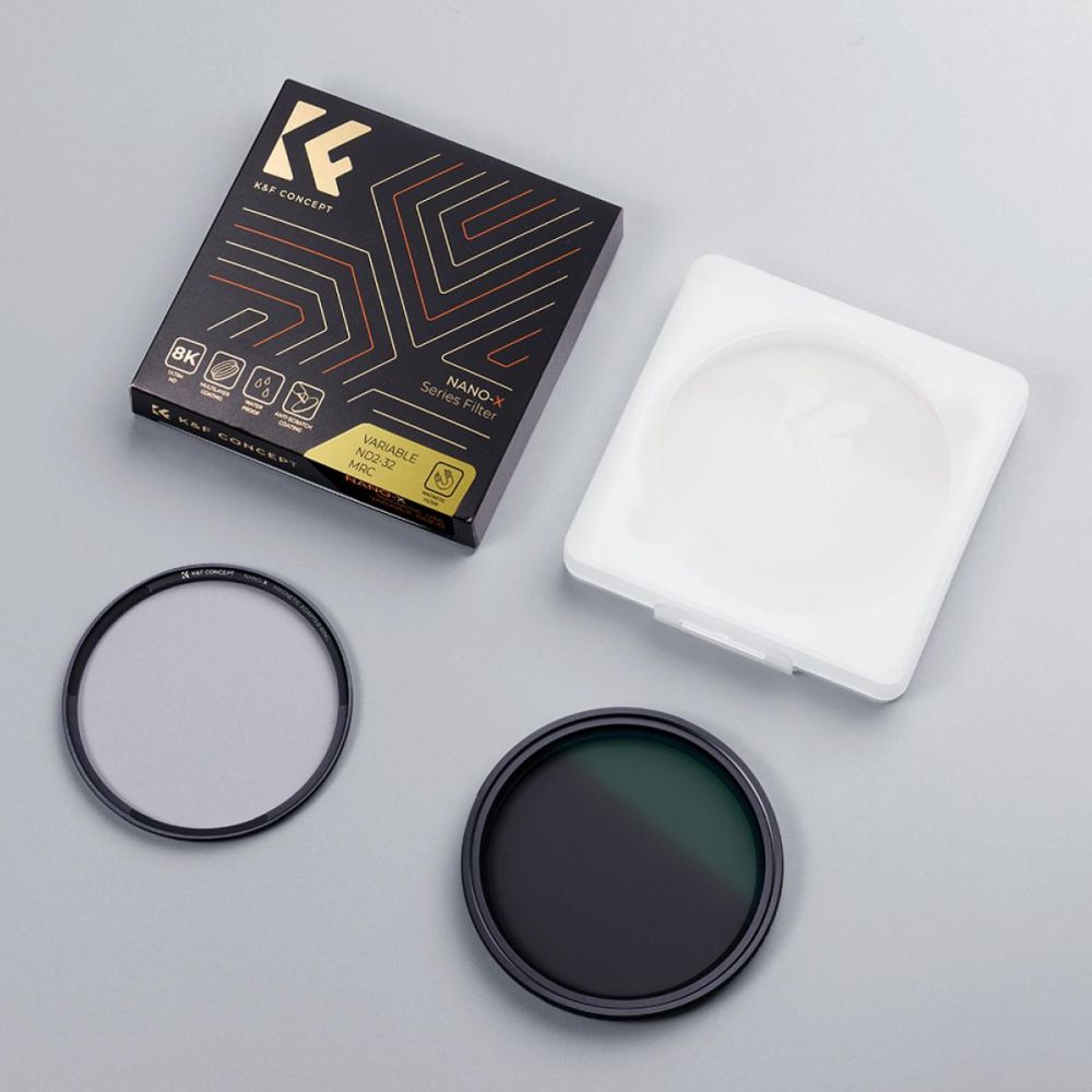 K&F Concept Filtre ND variable ND2-ND32 Nano X - 77mm