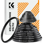 K&F Concept Step Down Ring Set 11-teilig (26-82mm)