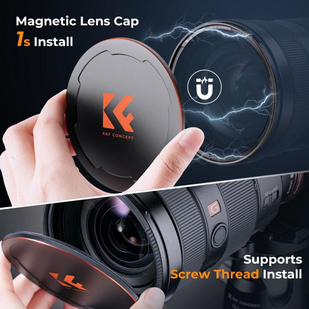 K&F Concept Magnetic 1/8 Black Mist Filter Nano X - 72mm