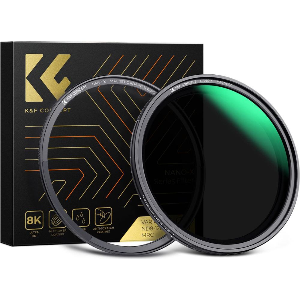 K&F Concept Variabler ND-Filter ND8-128 Nano X magnetisch 72mm