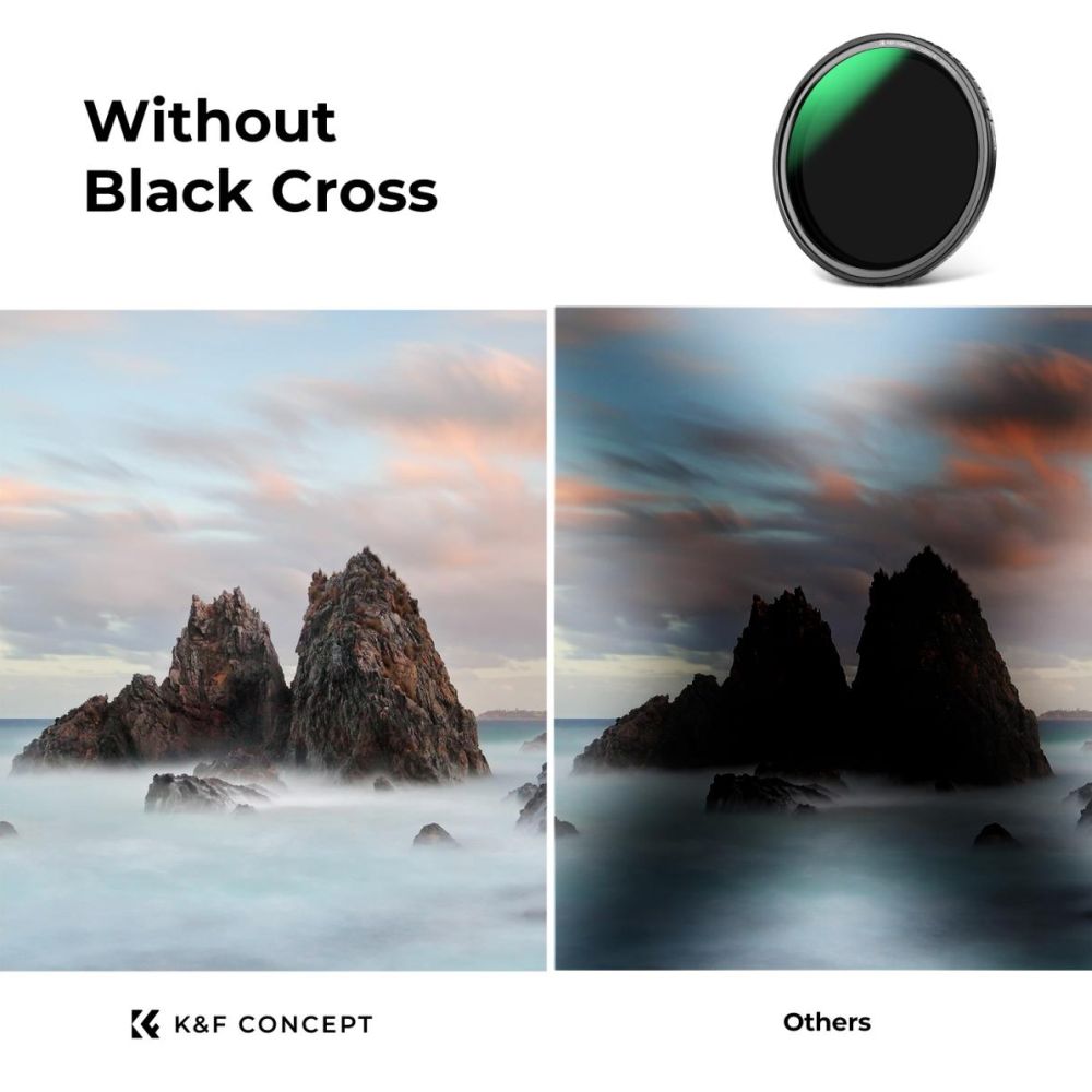 K&F Concept Variabler ND-Filter ND8-128 Nano X magnetisch 72mm