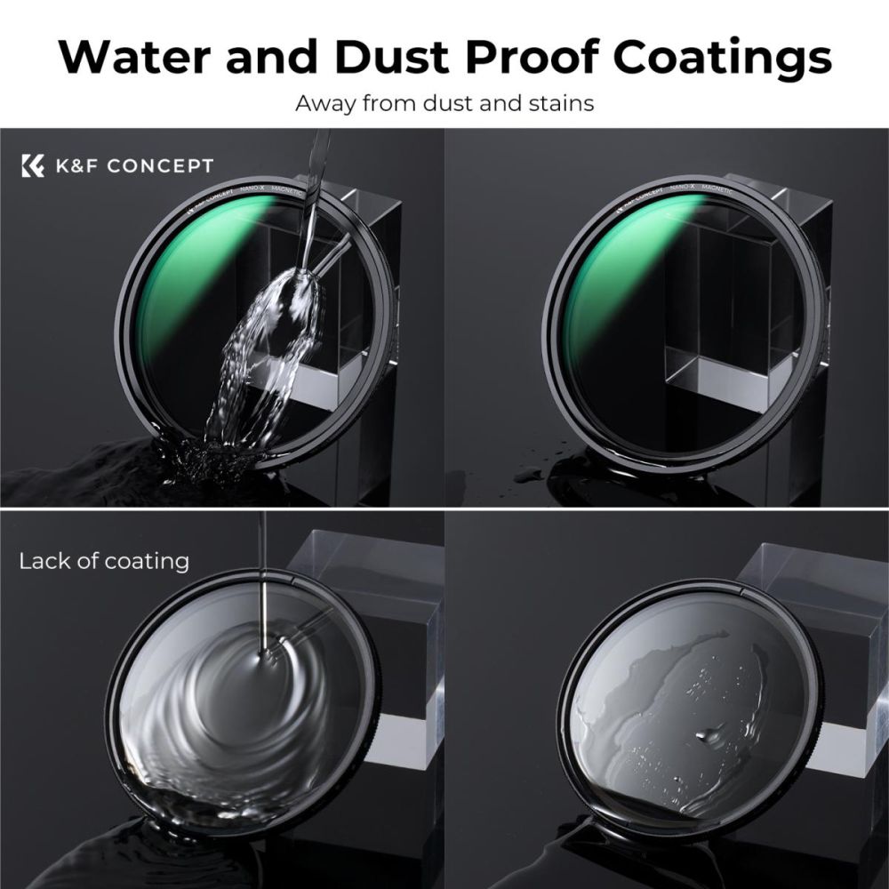 K&F Concept Variabler ND-Filter ND8-128 Nano X magnetisch 72mm