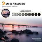 K&F Concept Variabel ND-Filter ND8-2000 super slim - 67mm