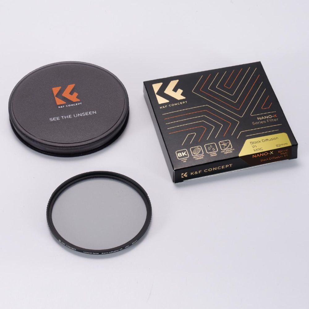 K&F Concept 1/4 Noir Mist Filtre Nano X - 77mm