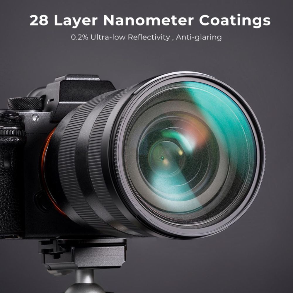 K&F Concept 1/2 Noir Mist Filtre Nano X - 77mm