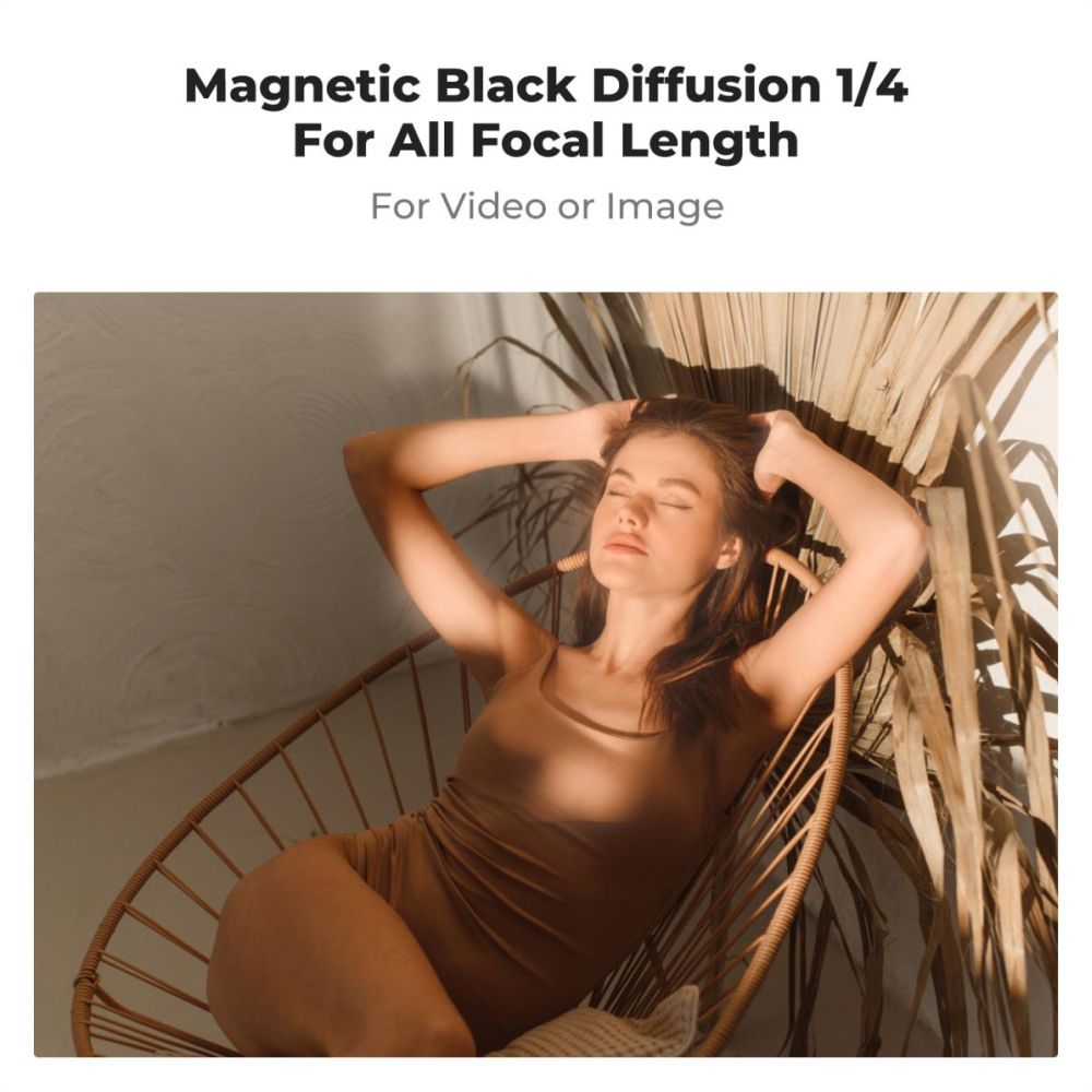 K&F Concept Magnetische 1/4 Black Mist Filter Nano X - 49mm