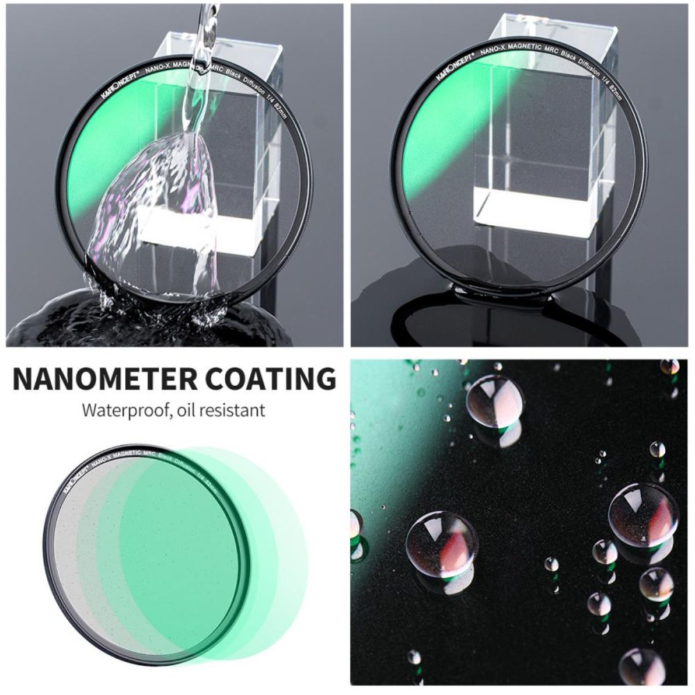 K&F Concept Magnetische 1/4 Black Mist Filter Nano X - 49mm