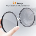 K&F Concept Magnetische 1/8 Black Mist Filter Nano X - 55mm