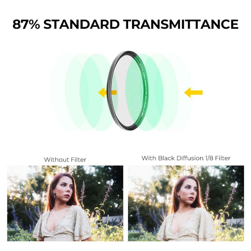 K&F Concept Magnetische 1/8 Black Mist Filter Nano X - 62mm