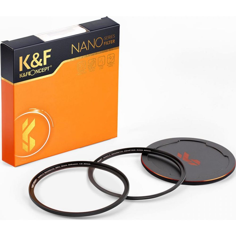 K&F Concept Filtre Magnétique 1/8 Black Mist Nano X - 77mm