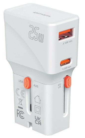 4smarts Nomad Pocket 25W Weltreiseadapter