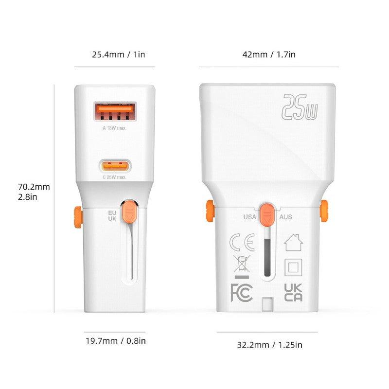 4smarts Nomad Pocket 25W Weltreiseadapter