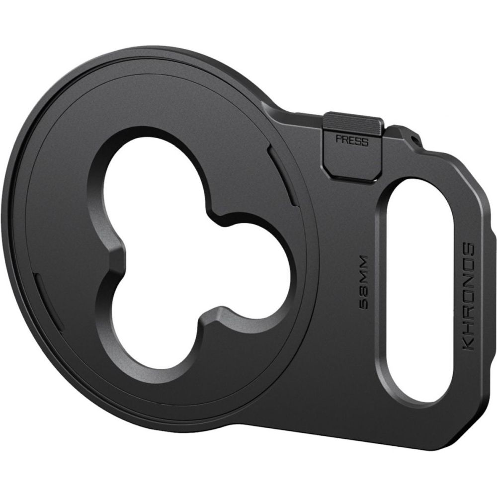 Tilta Khronos 58-mm-Filterfach für iPhone 17 Pro Max – Space Grau