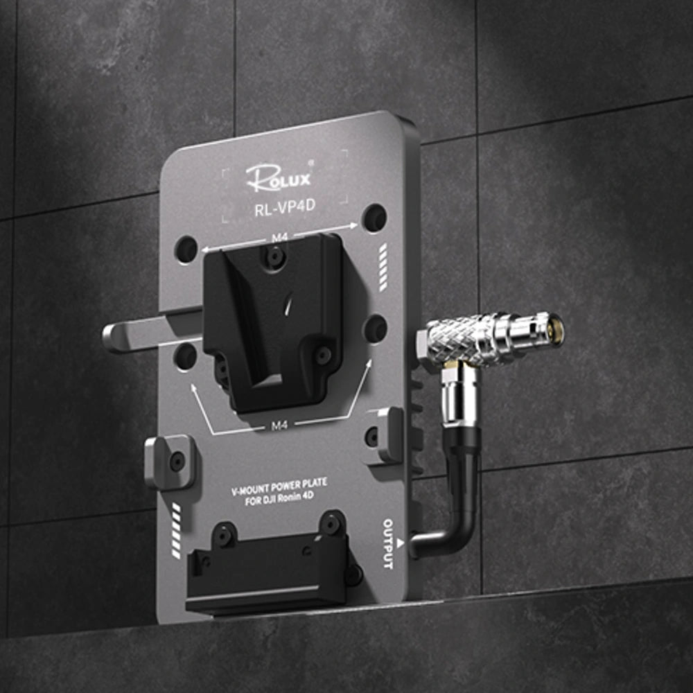 Rolux V-Mount-Batterieplatte RL-VP4D für DJI Ronin 4D