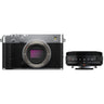 Fujifilm X-E5 argent + XF 27mm f/2,8 R WR
