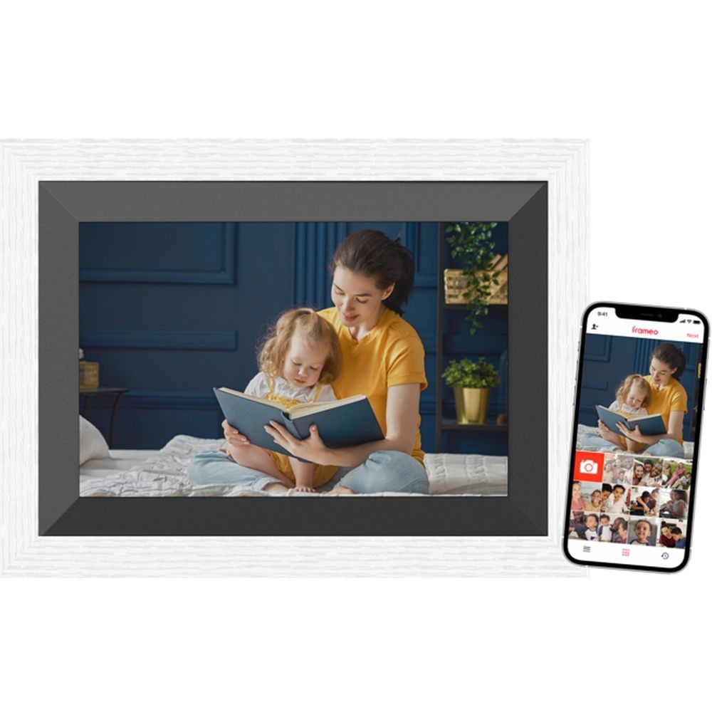 Braun DigiFrame 10B WiFi Blanc et Noir