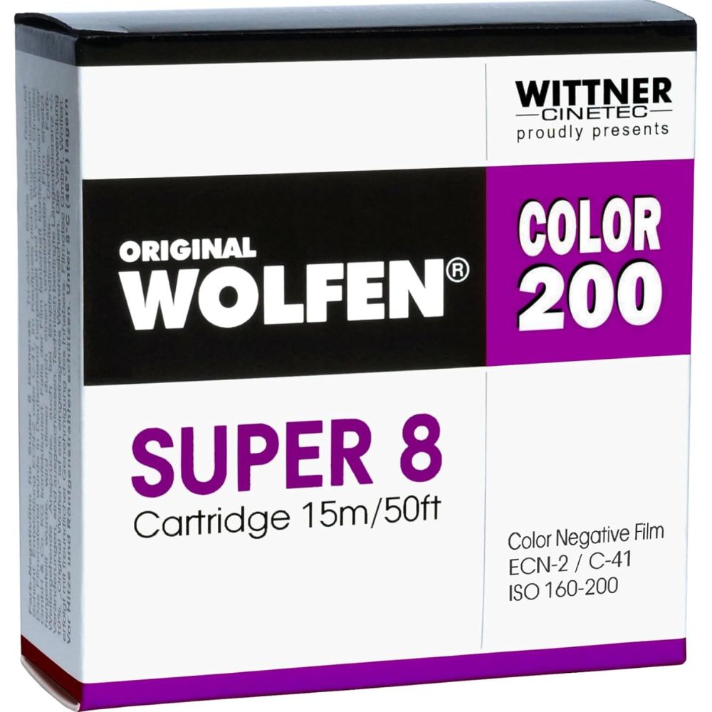 Wolfen Color 200 Super 8, ISO 250-400 mit Entwicklung 2K Scan-Download