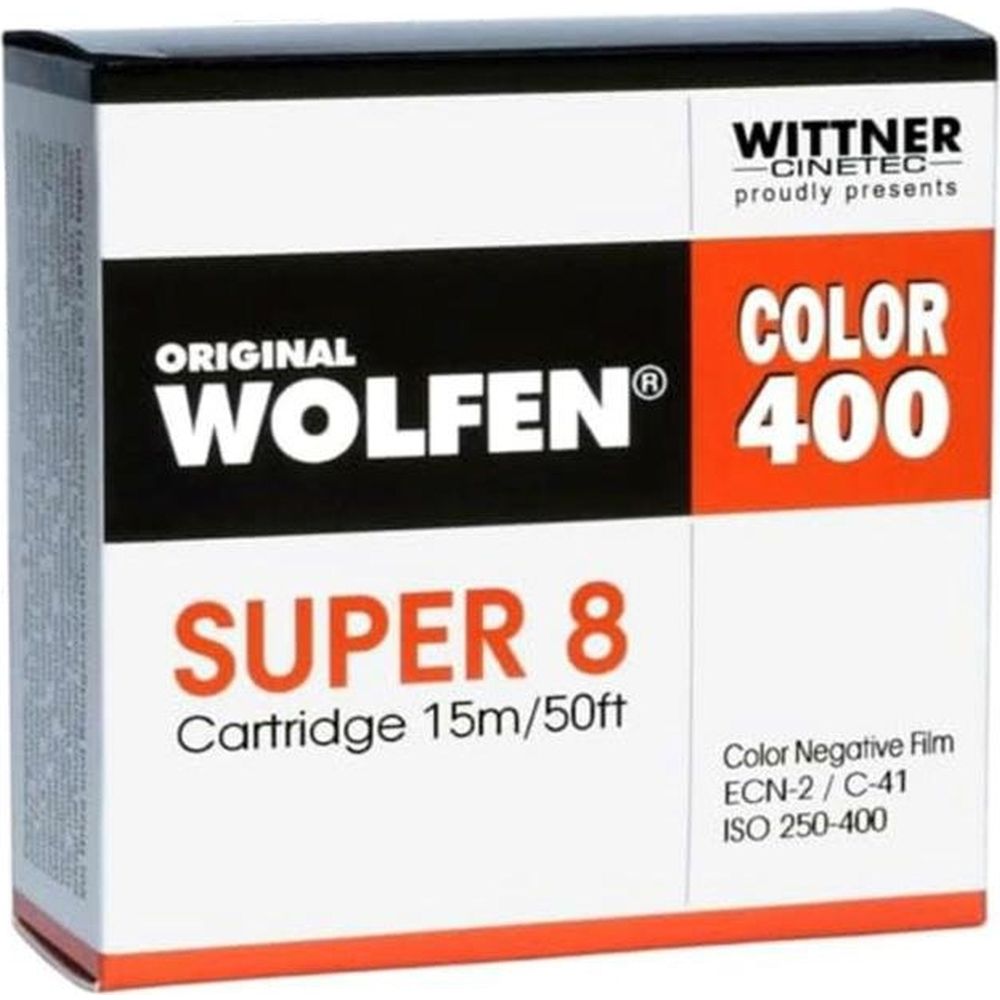 Wolfen Color 400 Super 8, ISO 250-400 mit Entwicklung 2K Scan-Download