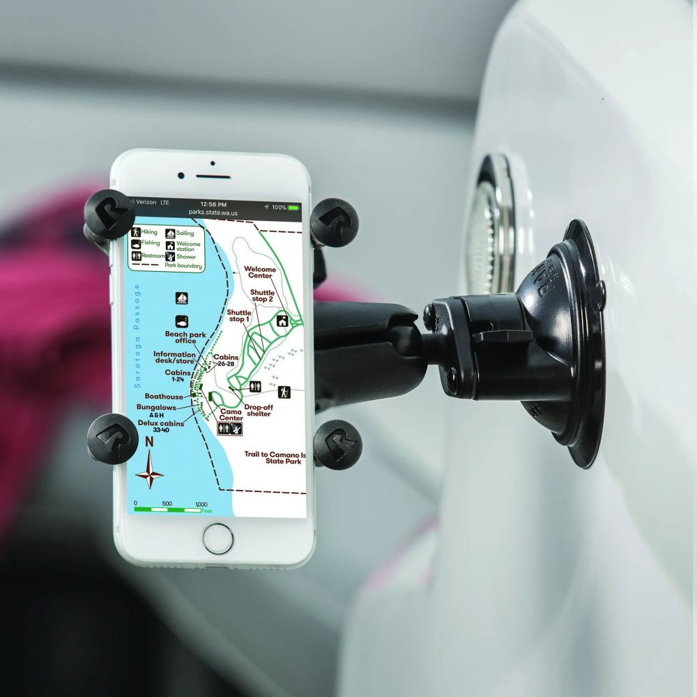 Ram X-Grip Phone Mount with Twist-Lock Suction Cup Base