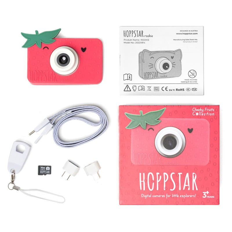 Hoppstar Rookie Digitale Kinderkamera – Strawbella