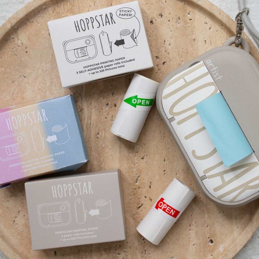 Hoppstar Papierrollen Nachfüllpackung, 3er-Pack (selbstklebend)