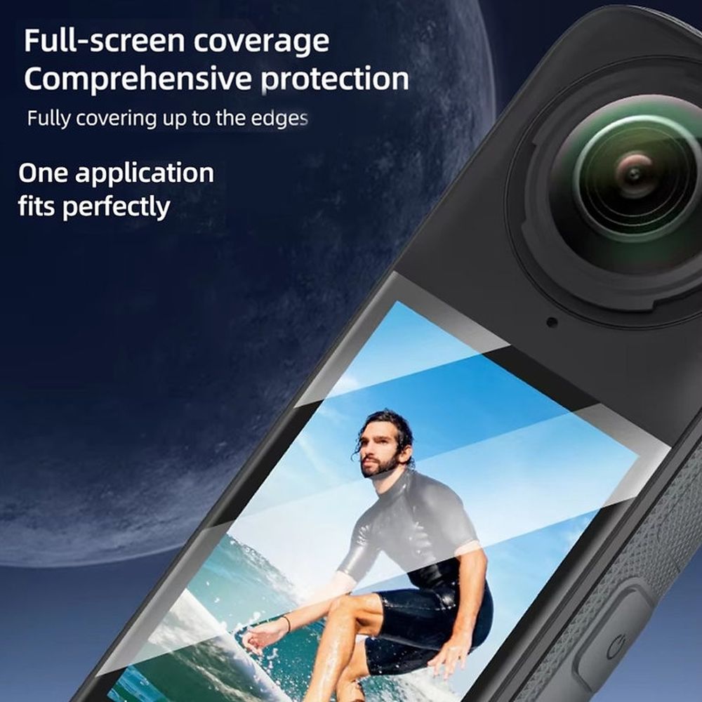 Telesin Displayschutzfolie aus gehärtetem Glas für Insta360 X4