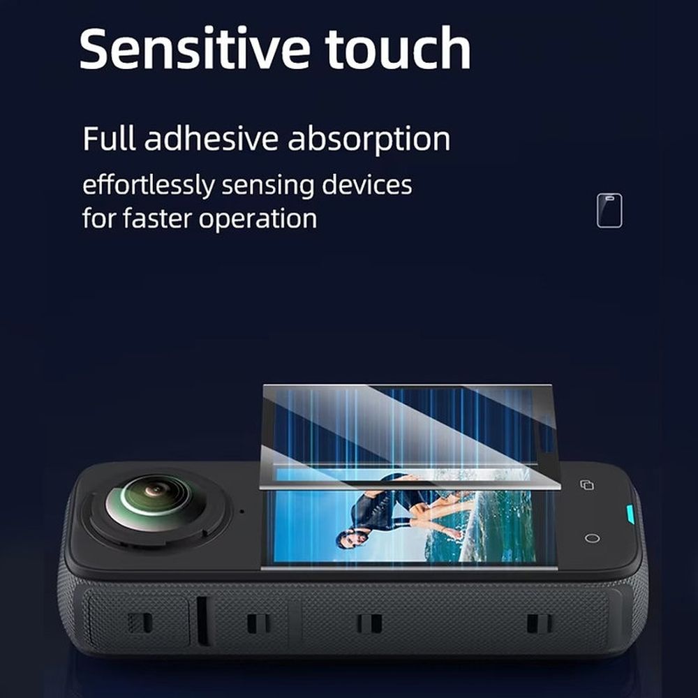 Telesin Displayschutzfolie aus gehärtetem Glas für Insta360 X4