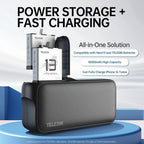 Telesin 10 000 mAh Batterie externe pour Batteries GoPro 13 - 20 W