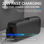 Telesin 10 000 mAh Batterie externe pour Batteries GoPro 13 - 20 W