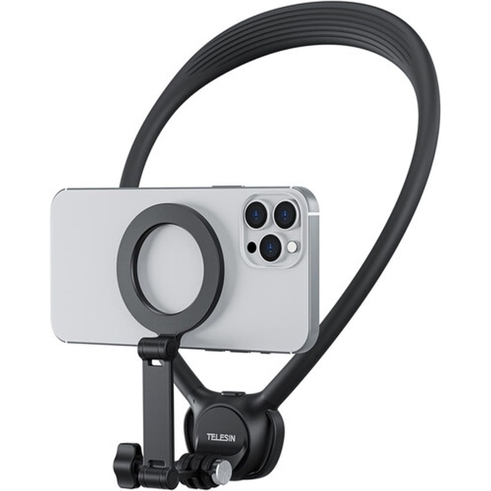 Telesin Nackenhalterung 360º Kombi - GoPro & Smartphone - schwarz