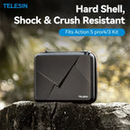 Telesin Étui de rangement grand format pour DJI Osmo Action 3/4/5 Pro
