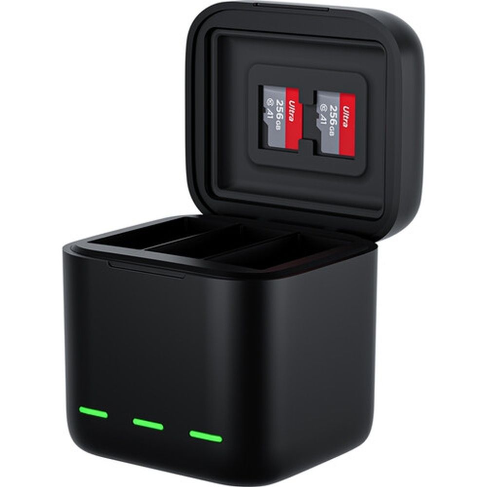 Telesin Boîtier de chargeur de batterie + 2 Batteries pour GoPro Hero 13