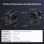 Telesin Cadre en plastique pour GoPro Hero 13/12/11/10/9
